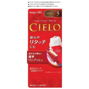 CIELO Hair Color EX Cream for gray hair 5 Brown