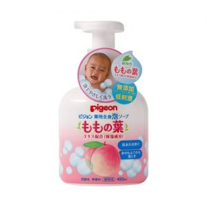 Pigeon Medicated Body Foam Soap Peach Leaf extract 450ml