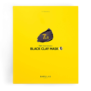 Barulab 7In1 Total Solution Black Clay Mask 5pcs
